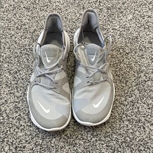 Nike Free Run Light Gray Running Shoes. Men’s 12. Worn less than 5 times.